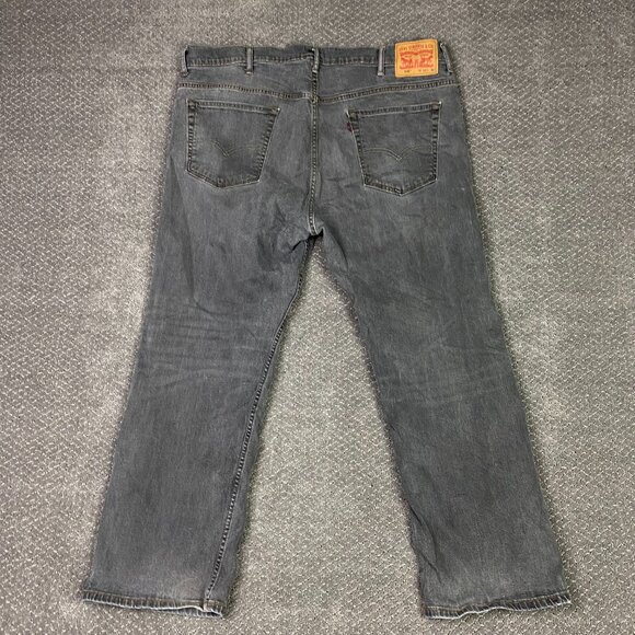 Levi's 569 Jeans Men's 40 x 30 Gray Black Fits 42 x 28 - Picture 6 of 14